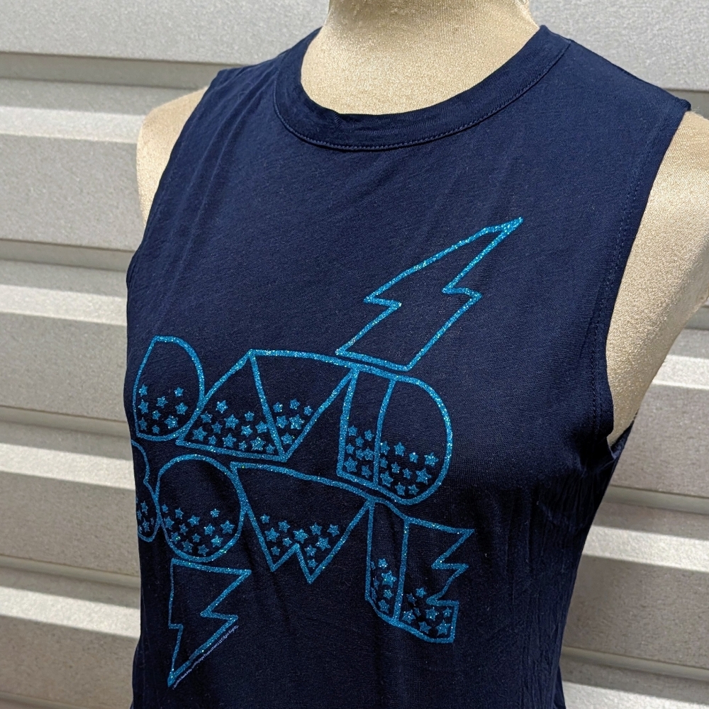 CHASER david bowie sleeveless tee tank M - Picture 2 of 7